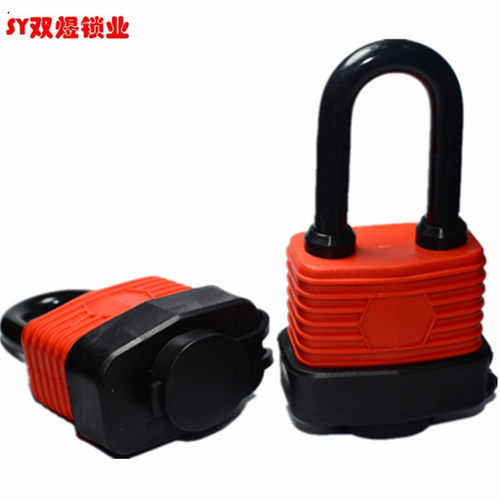 不锈钢锁头防盗防水电力挂锁铜芯户外挂锁防雨防锈锁车船车位门锁 - 图2