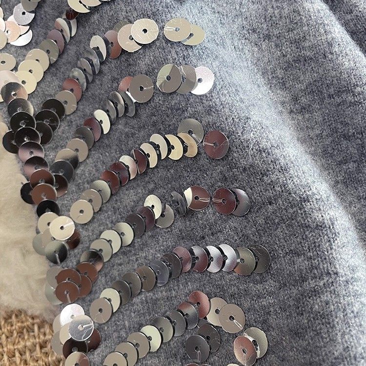 大牌厚100纯羊绒衫女士毛衣秋冬洋气宽松亮片高档低领羊绒打底衫,淘宝优惠券,粉丝福利购,淘宝优惠卷