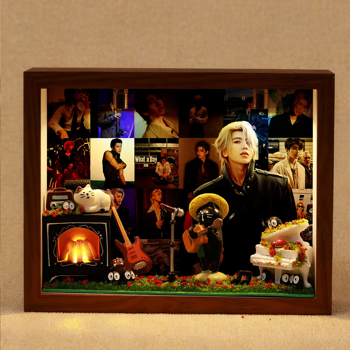 蔡徐坤明星周边相框礼物生日创意玄关收纳摆件桌面卧室礼品演唱会,淘宝优惠券,粉丝福利购,淘宝优惠卷