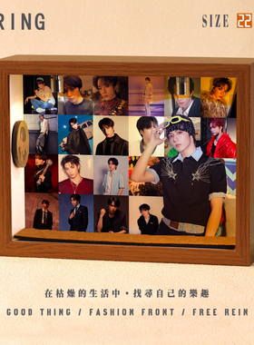 刘耀文周边音乐专辑相框创意桌面礼物造景摆件生日礼品送男生女生