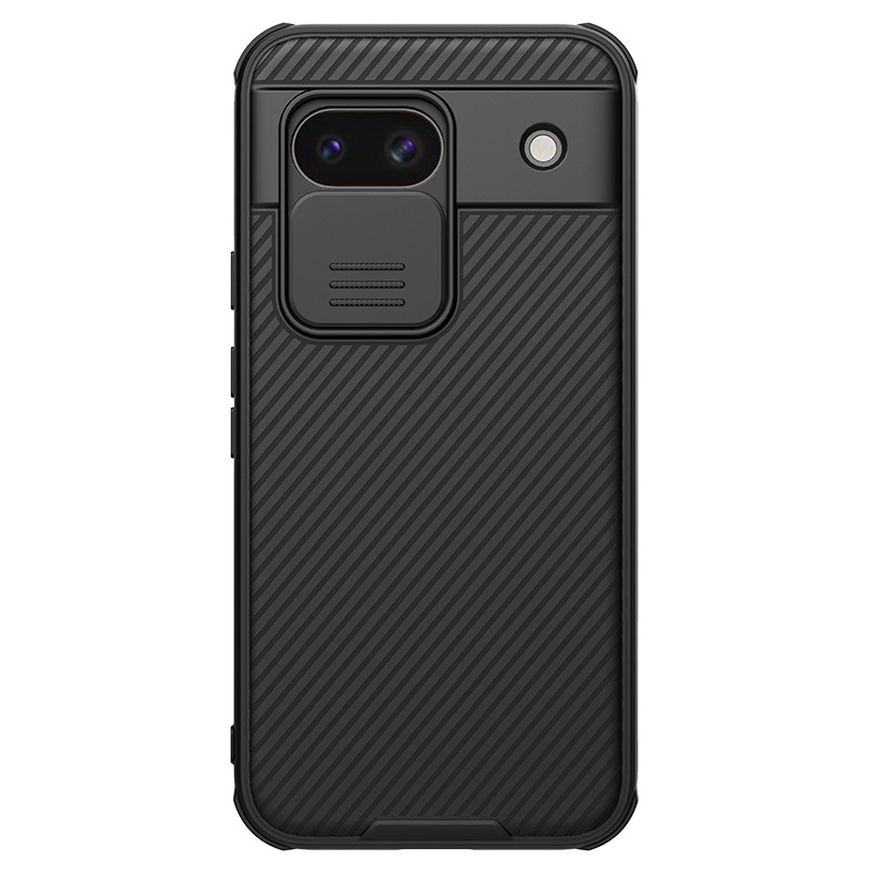 Case for Google Pixel 8A Nillkin适用谷歌Pixel 8A手机壳镜头滑盖防窥全包防摔保护套黑镜 - 图3