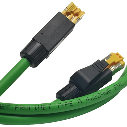 工业ethercat Profinet typ a以太网2x2x22AWG0.64mm通讯四芯网线 - 图1