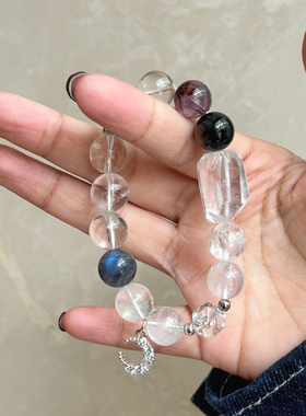 白水晶多宝清新小众手串