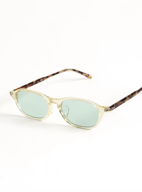 LOOKINSIDE sailboat小方椭圆框墨镜中小脸型防紫外线复古太阳镜