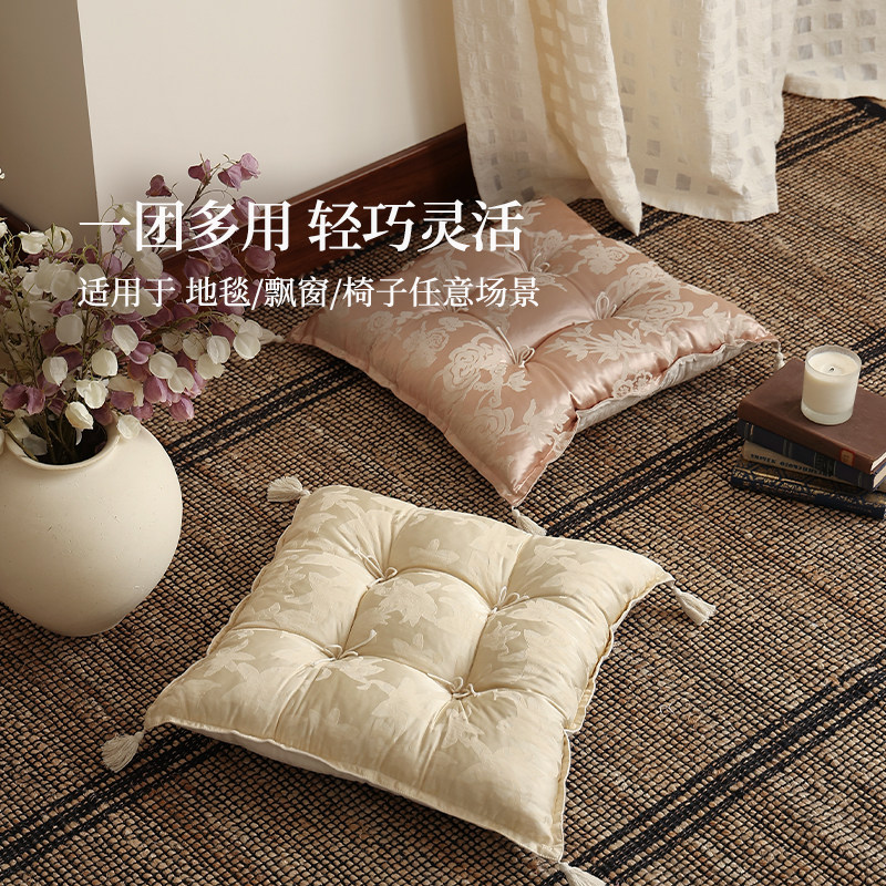 法式新中式椅垫轻奢高级客厅四季通用餐椅垫椅子垫沙发榻榻米坐垫,淘宝优惠券,粉丝福利购,淘宝优惠卷