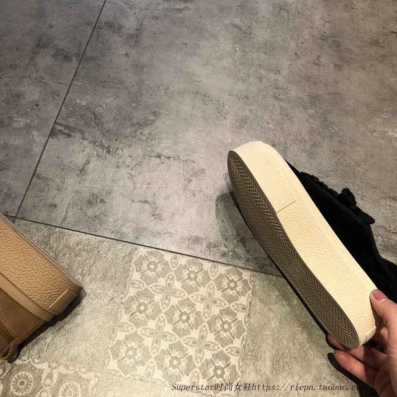 真皮单鞋子女2024年秋冬时尚性感豹纹磨砂皮圆头厚底系带休闲鞋,淘宝优惠券,粉丝福利购,淘宝优惠卷