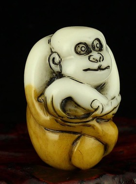 天然精雕把件证书新疆和田玉