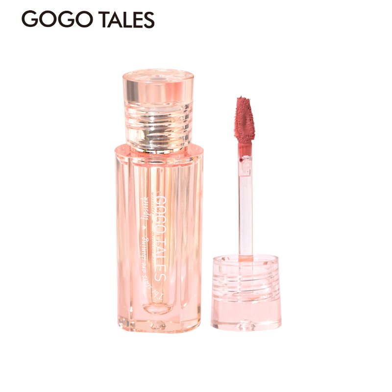 gogotales戈戈舞怦然轻雾唇泥裸色哑光丝绒雾面唇釉学生显白口红 - 图3