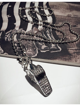 日韩朋克嘻哈哨子百搭女装饰项链