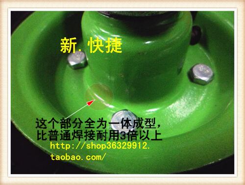 10寸充气万向轮*3.50-4六层加厚橡胶充气轮/烧烤推车轮6寸8寸齐全 - 图0