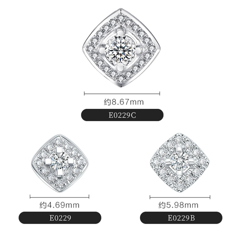 Платиновые серьги для принцессы, ушные наклейки, ювелирное украшение