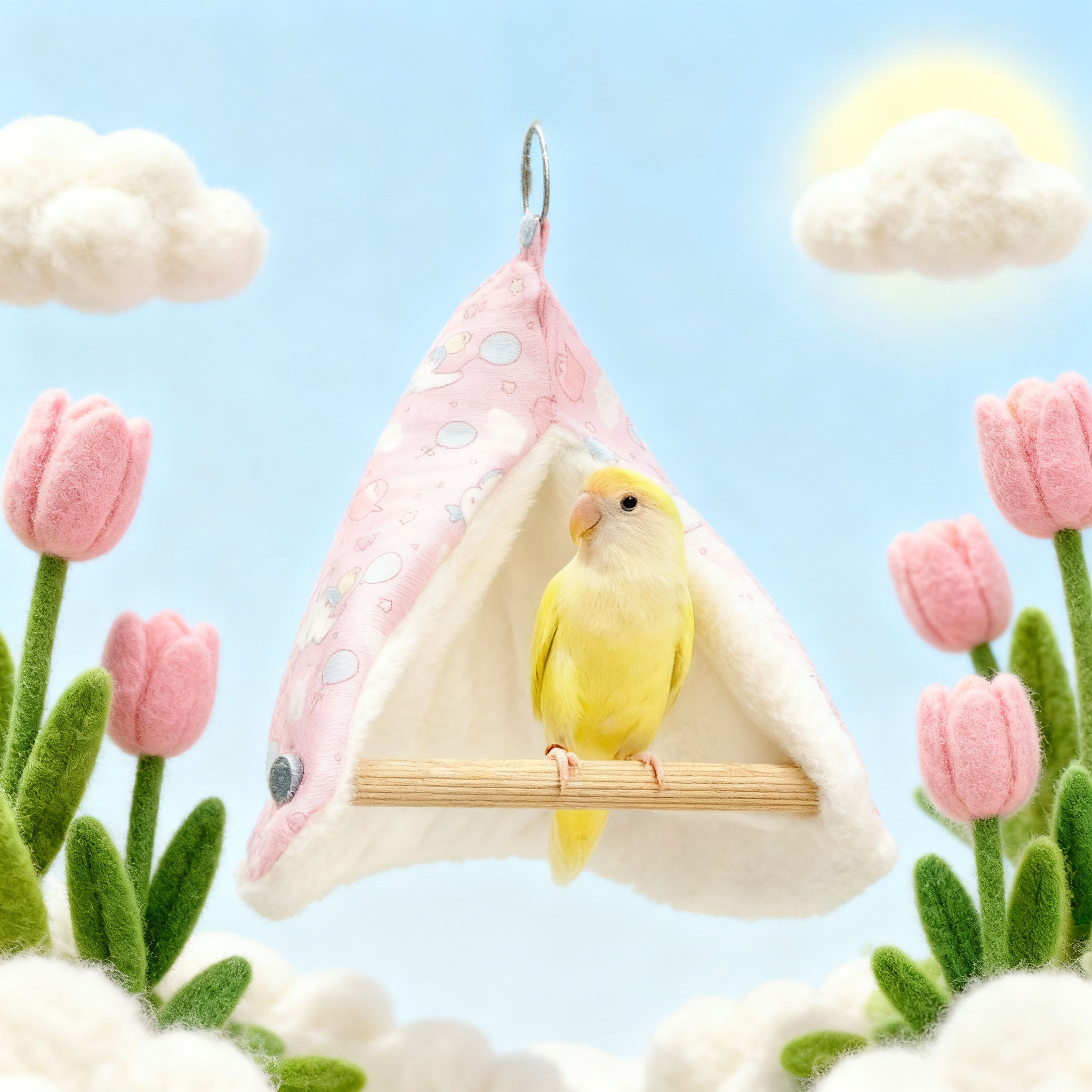 刺星球鹦鹉帽子斗篷棉窝加绒鸟窝悬挂冬季加厚保暖窝玄凤和尚牡丹,淘宝优惠券,粉丝福利购,淘宝优惠卷