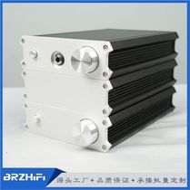 (Clear Wind Studio) Full Aluminum Small Bone Power Amplifier Chassis Front Level Ear Release Case Aluminum Housing Case