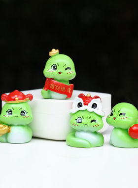 小蛇宝宝玩偶呆萌小动物盲盒礼物