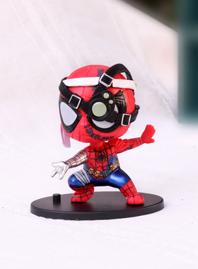 漫威周边蜘蛛侠人偶包装桌面摆件