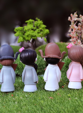 古装才子佳人情侣盲盒手办微景观