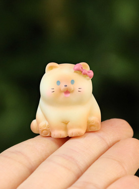 可爱迷你小暹罗猫咪盲盒玩偶摆件