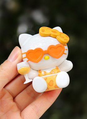 可爱夏日沙滩系列KT小猫咪盲盒