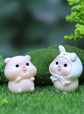 小猪手办公仔可爱盲盒玩偶
