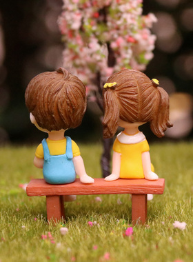 diy手工制作小人偶蛋糕装饰摆件