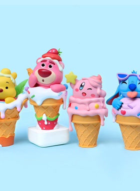 可爱卡通冰淇淋宝贝精灵手办摆件