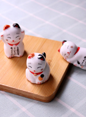 招财猫卡通可爱风鱼缸微景观摆件