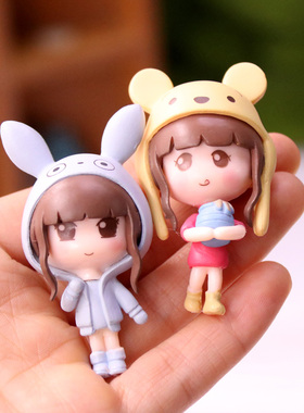 新款q版美少女战士日本手办公仔