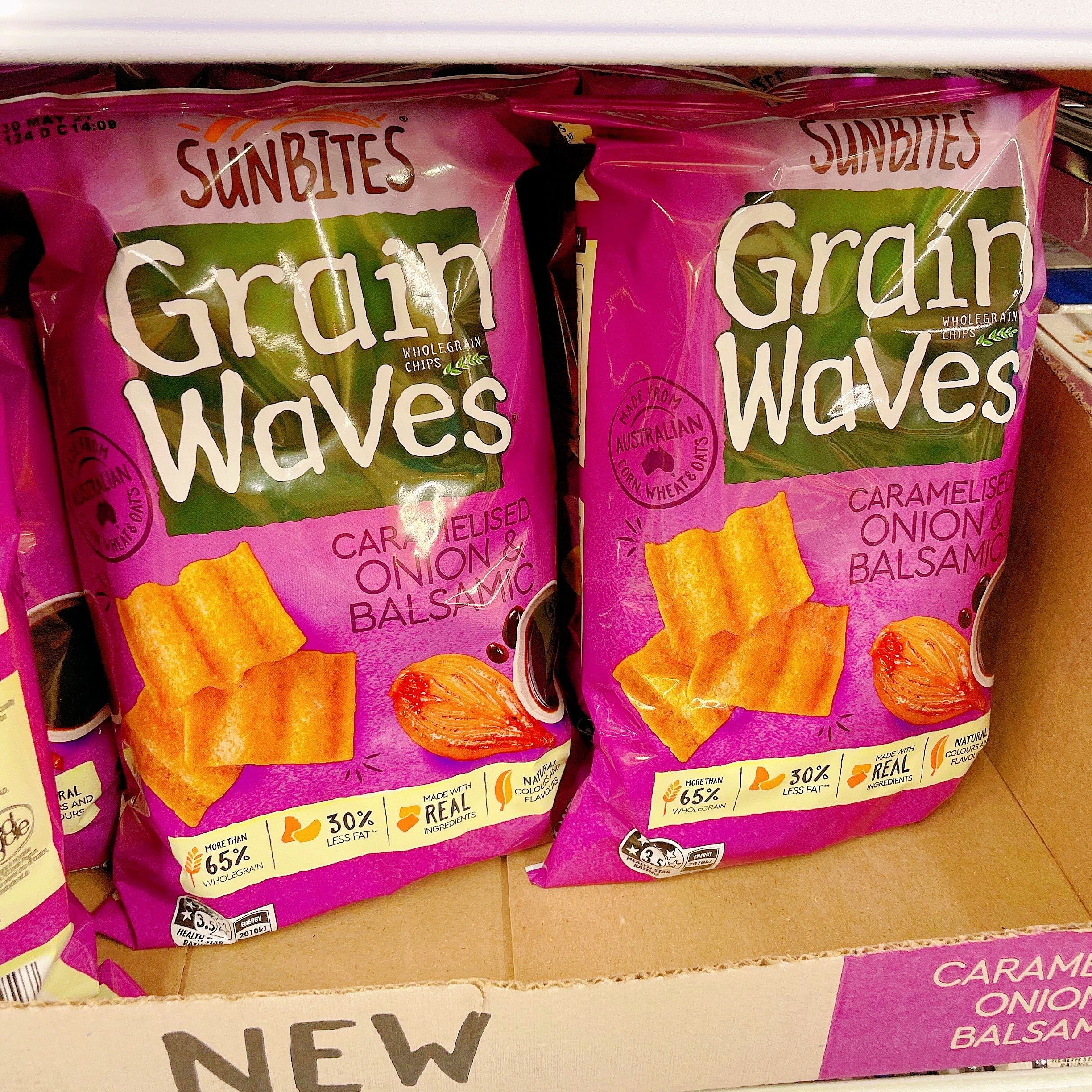 澳洲代购直邮sunbites grain waves全麦谷物玉米薯片健康网红170g - 图0