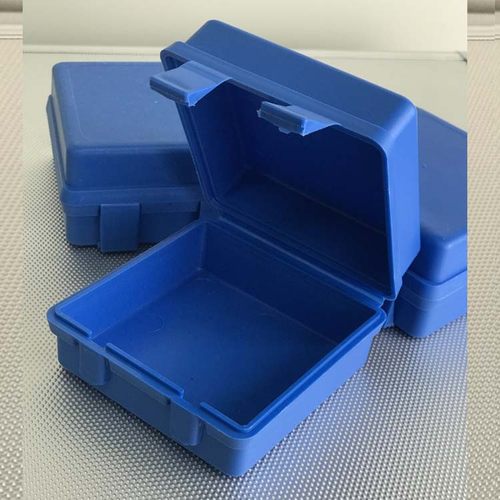 蓝色塑料翻盖盒环规盒花键包装盒塞规量具塑料包装盒插齿轮包装盒 - 图0