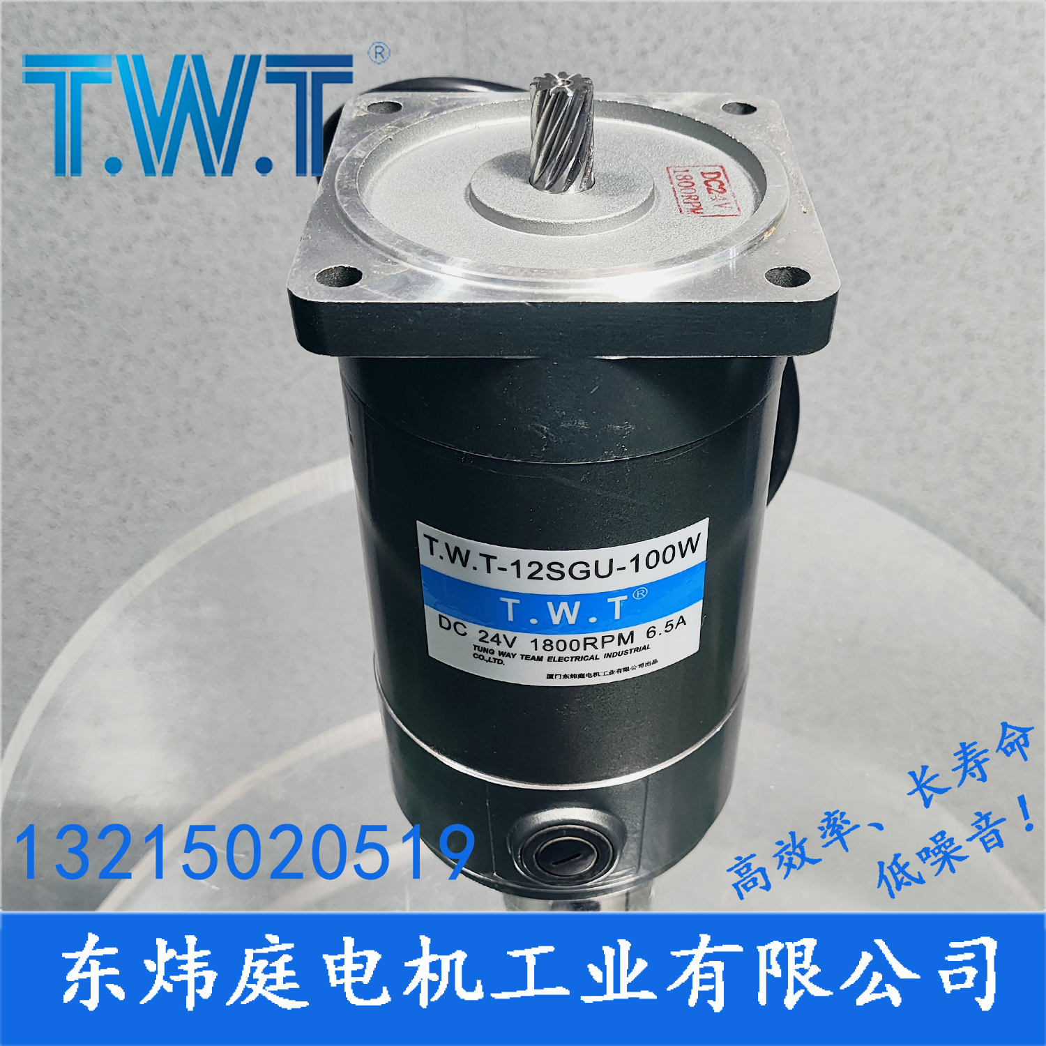 TWT电机 12SGU-100W直流电机 12SP 24V 90V台湾东炜庭电机 - 图1