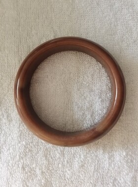 佘太翠玉手镯奶茶特色61圈天然玉民族风现货女饰品微瑕秒杀不退换