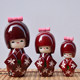 Japanese craft doll doll Japanese puppet Japanese humanoid New Year gift Japanese Geisha three-piece set multi-color