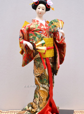 餐厅装饰日料店酒店日本人偶娃娃