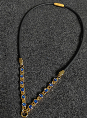 钛钢轻奢镶石佛牌项链