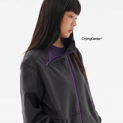 CryingCenter 干爽针织运动夹克 哭喊中心 - 图0