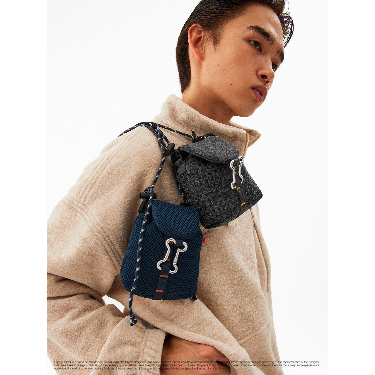 CryingCenter 轻便通勤单肩斜挎迷你随身小包 哭喊中心,淘宝优惠券,粉丝福利购,淘宝优惠卷