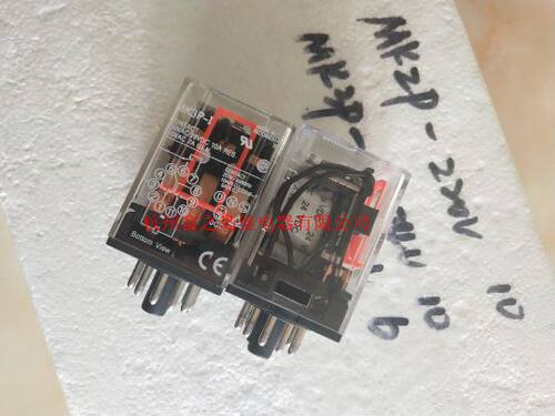 MK2P-I MK3P-I 小型通用中间继电器 AC220V DC24V 12V 6V 8脚11脚 - 图2