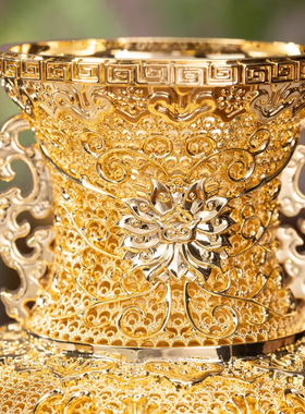 花丝花瓶客厅玄关装饰摆件