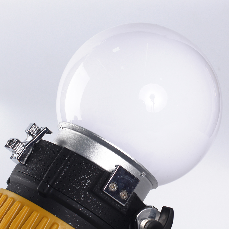 摄影机顶闪光灯柔光球15cm圆形机顶柔光罩便携人像摄影灯罩-图0
