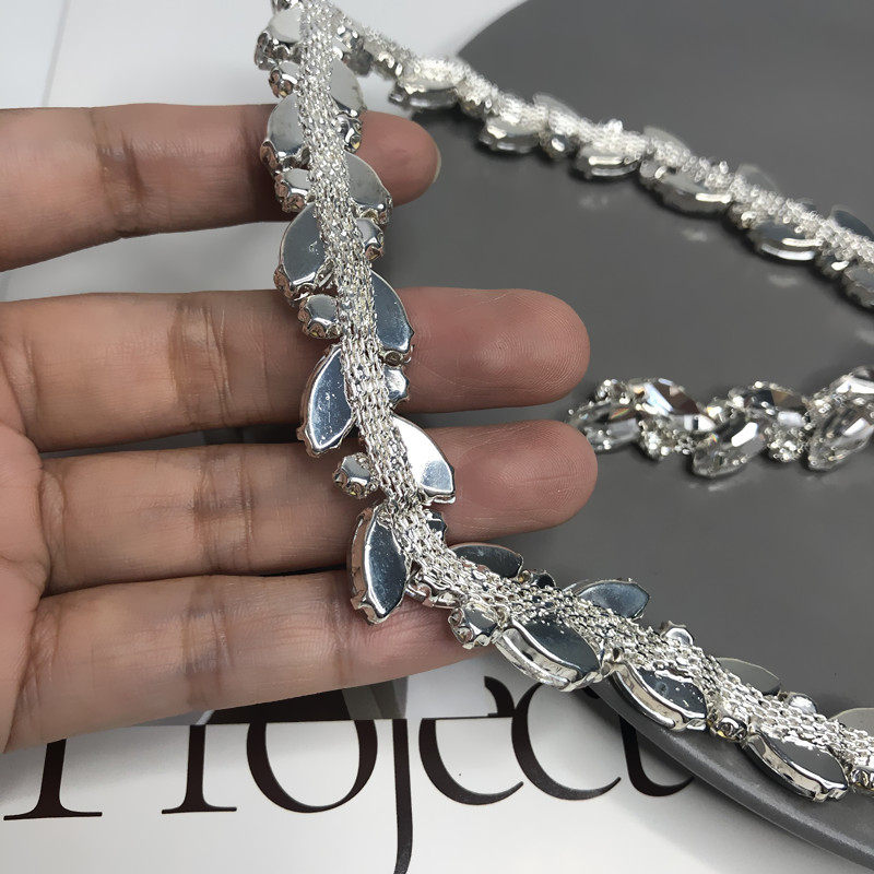 西装肩部装饰水钻肩带链条 花式手缝钻链衣服外套服装diy配件辅料,淘宝优惠券,粉丝福利购,淘宝优惠卷