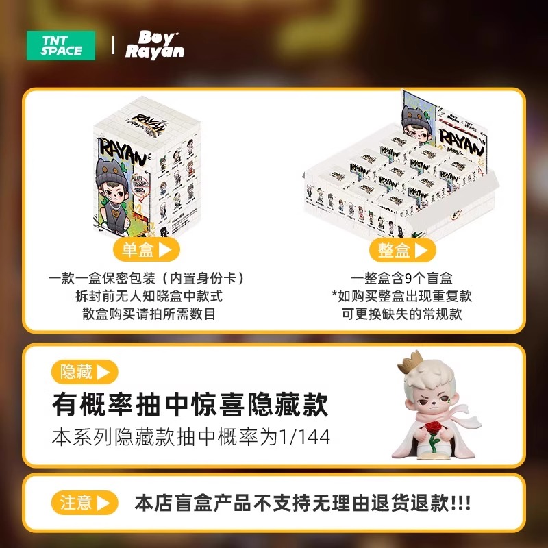 miniso名创优品Rayan万物生长系列盲盒收藏手办可爱桌面摆件礼物 - 图3