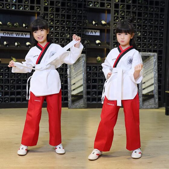 Poomsae Taekwondo uniforms for adults, children, men and women, Taekwondo performance uniforms, Poomsae training uniforms, coach uniforms