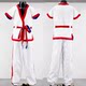 Chinese style wrestling uniform professional training competition type red and blue double sided thickened traditional wrestling uniform