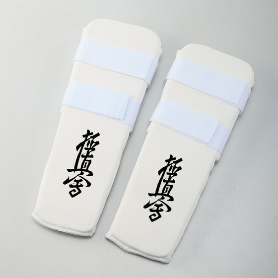Thickened Kyokushin shin guard, karate buckle, Sanda boxing, Muay Thai, foot guard, face and back guard, shin guard, Taekwondo