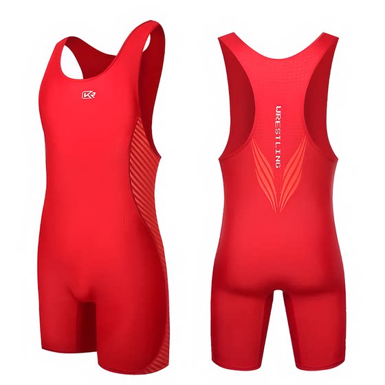 KANGRUI one-piece wrestling weightlifting suit