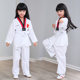 Leiskon free shipping pure cotton with national flag taekwondo uniform