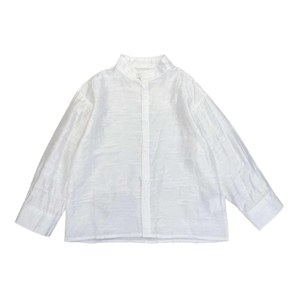 男童新中式长袖衬衫2025秋季儿童国风盘扣上衣宝宝国风演出服衬衣 - 图3