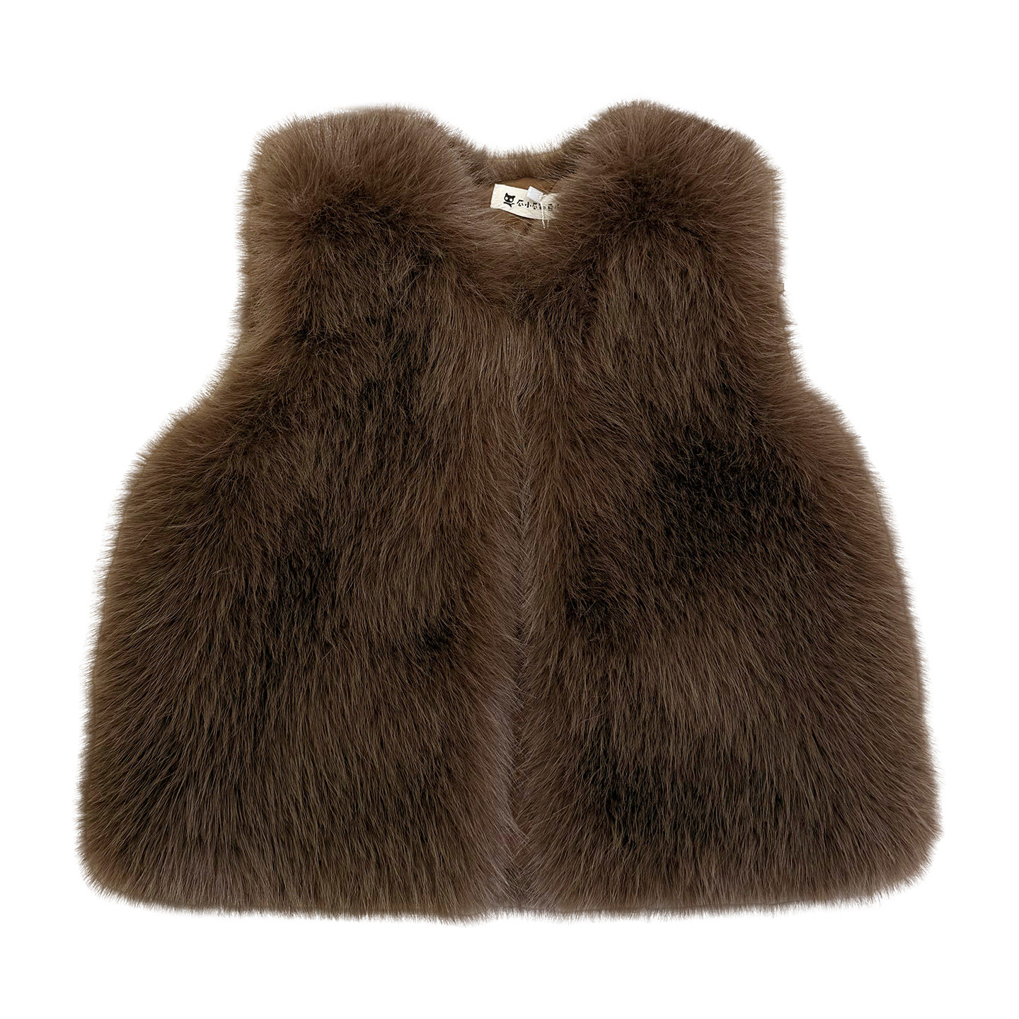 儿童冬季皮草马甲2025新款男女童韩版保暖仿狐狸毛皮草背心蓬松,淘宝优惠券,粉丝福利购,淘宝优惠卷