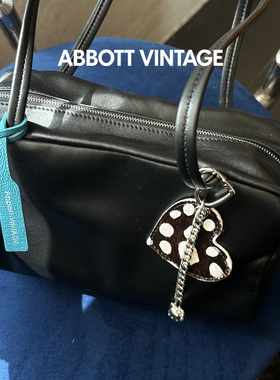 AbbottVintage包包挂件项链