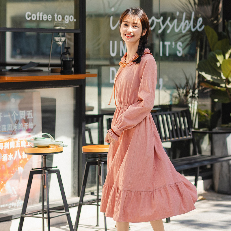  茵曼翰飞连衣裙